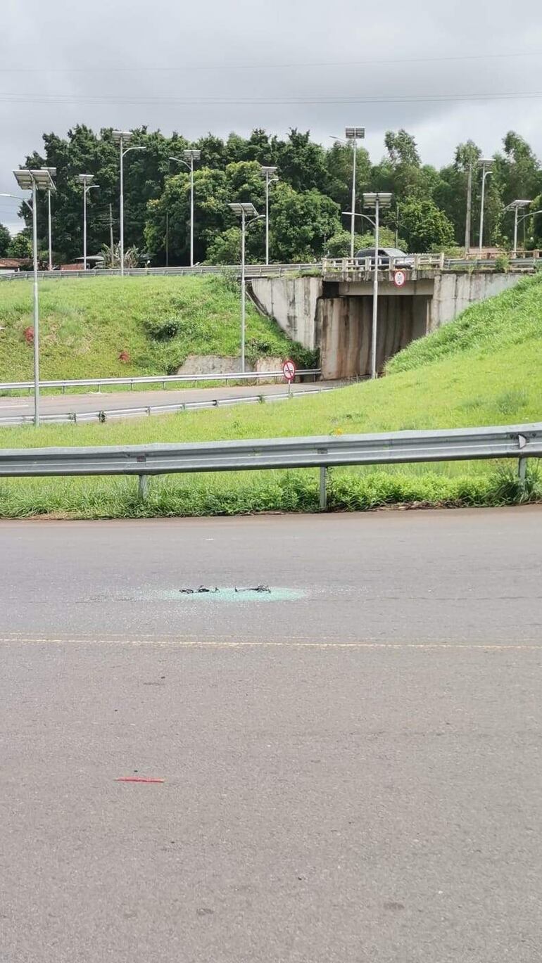 El asalto ocurrió en el kilómetro 59 de la ruta PY01, zona de la circunvalación de Paraguarí.