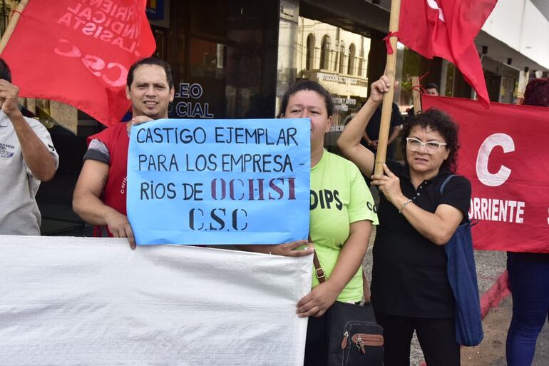 "Castigo ejemplar para los empresarios", piden los integrantes de la CSC