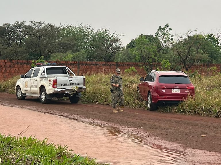 La camioneta perteneciente a la víctima fue hallada abandonada en una zona despoblada.