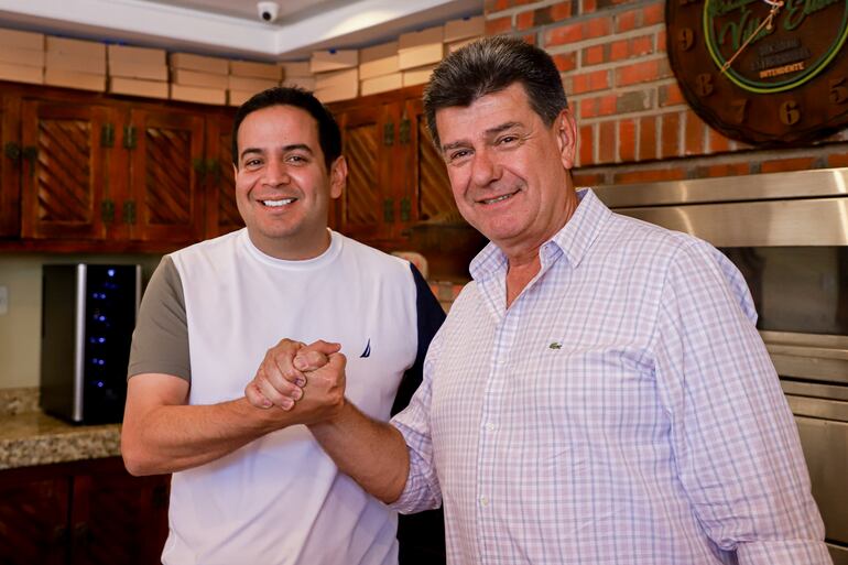 Ricardo Estigarribia y Efraín Alegre.