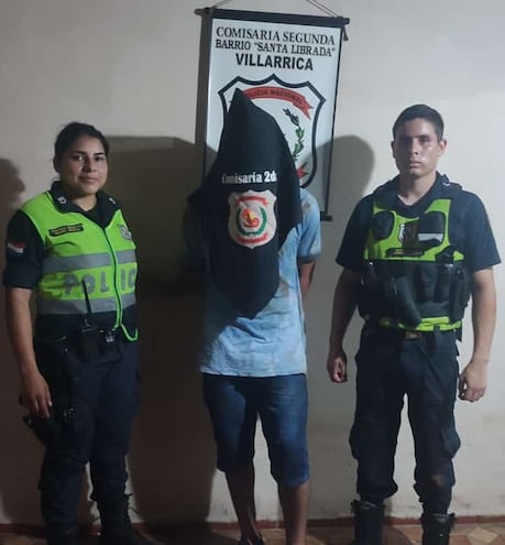 Nelson de Jesús Mendieta Figueredo (29) fue detenido por la policía en la noche de este domingo.