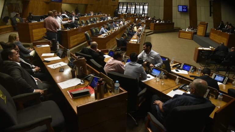 Plenaria de la sesión de Diputados, hoy.