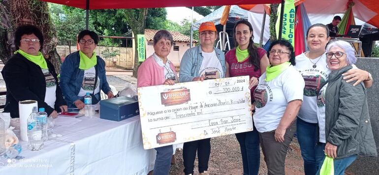 Jornada solidaria para contribuir con la construcción del Hogar de Ancianos Kunu'uha de Quiindy.