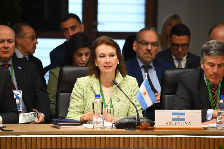 Diana Mondino, canciller de Argentina.