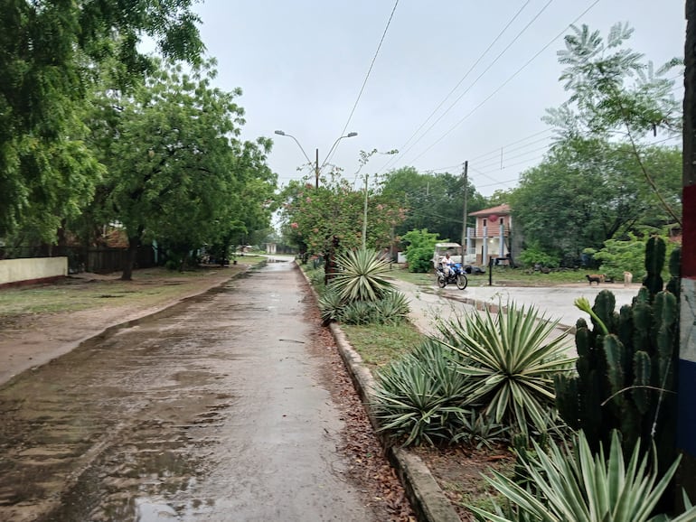 La población de Fuerte Olimpo registró 75 mm de lluvia.