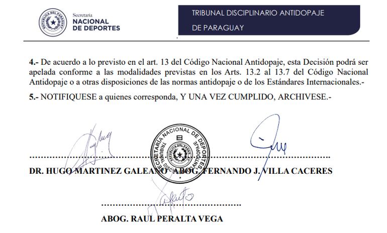 Documento oficial