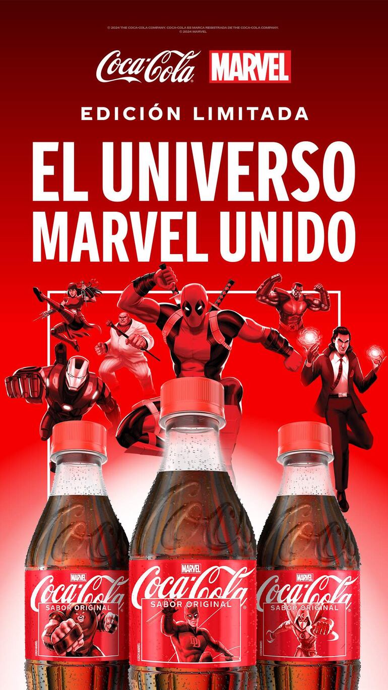 En Paraguay ya está disponible esta nueva colección realizada con Marvel.