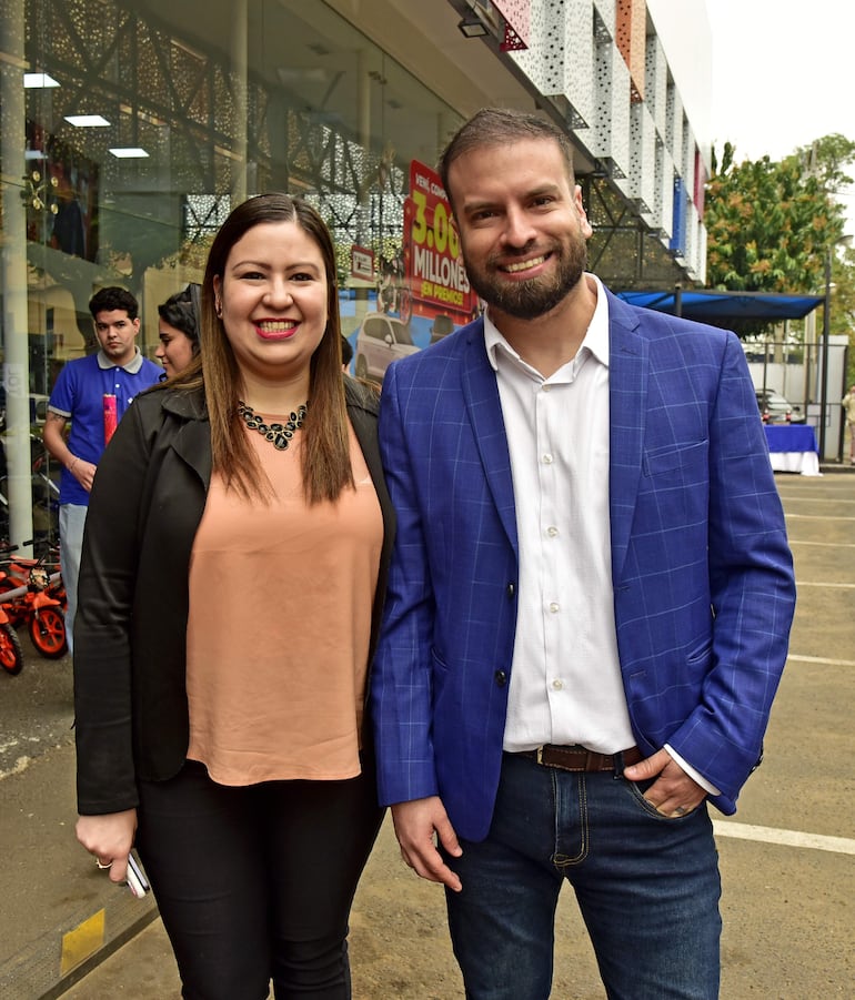 Rebeca Valenzuela y Marcelo Jara. 