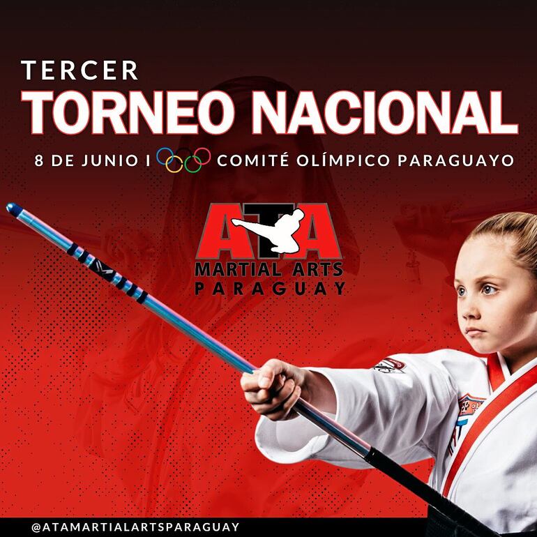 Se viene la tercera edición del Torneo Nacional de Taekwondo ATA el sábado en el COP de Luque.