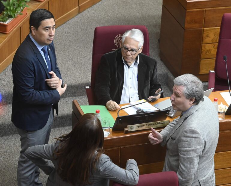 Sesión de la Cámara de Senadores.