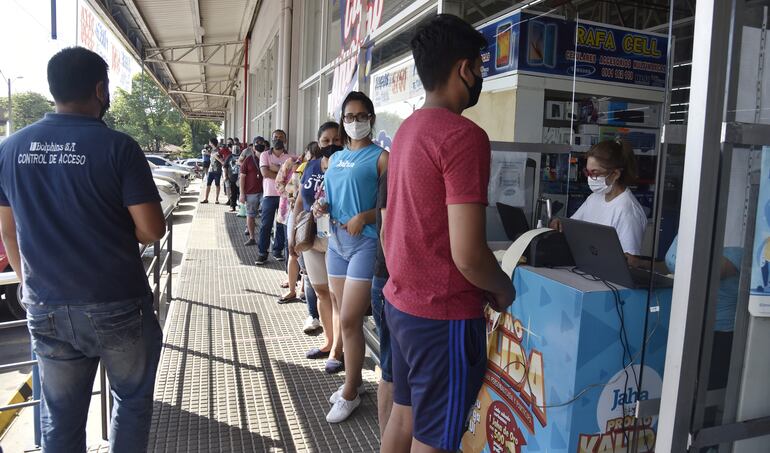 Pasaje en efectivo por fracaso del billetaje