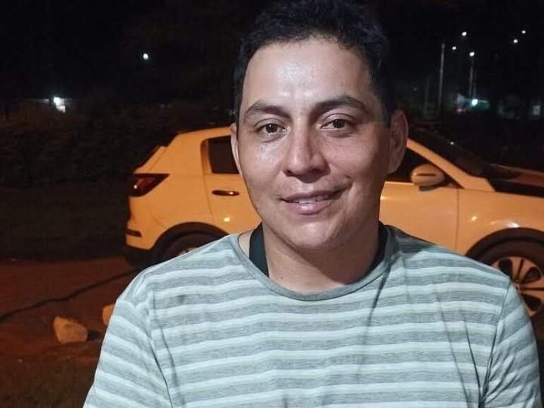 Papá de Carlos José Acosta, papá de la recién nacida que había sido robada del Hospital Regional de Paraguarí.