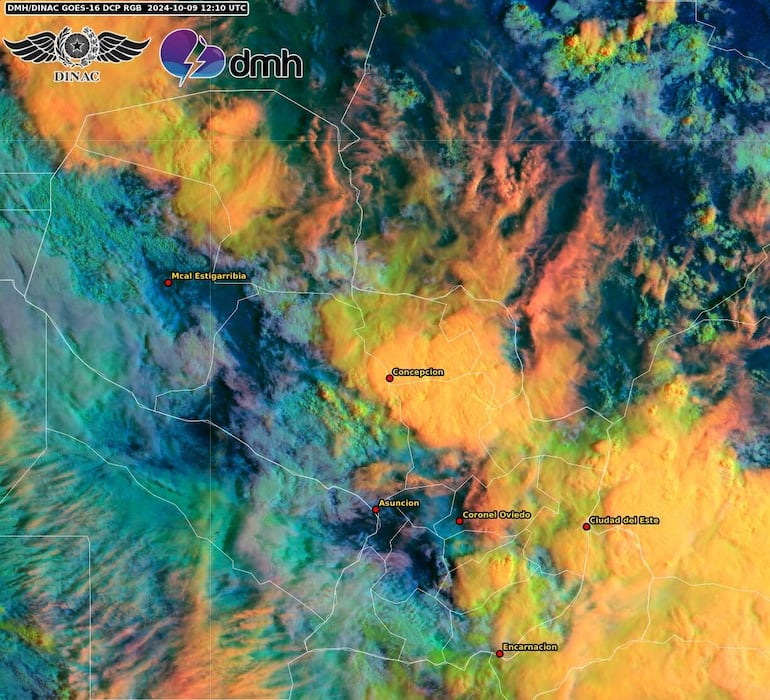 Tormentas se siguen desarrollando sobre el territorio nacional este miércoles.