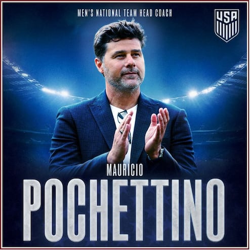 Mauricio Pochettino, 52 años, nuevo seleccionador de Estados Unidos.