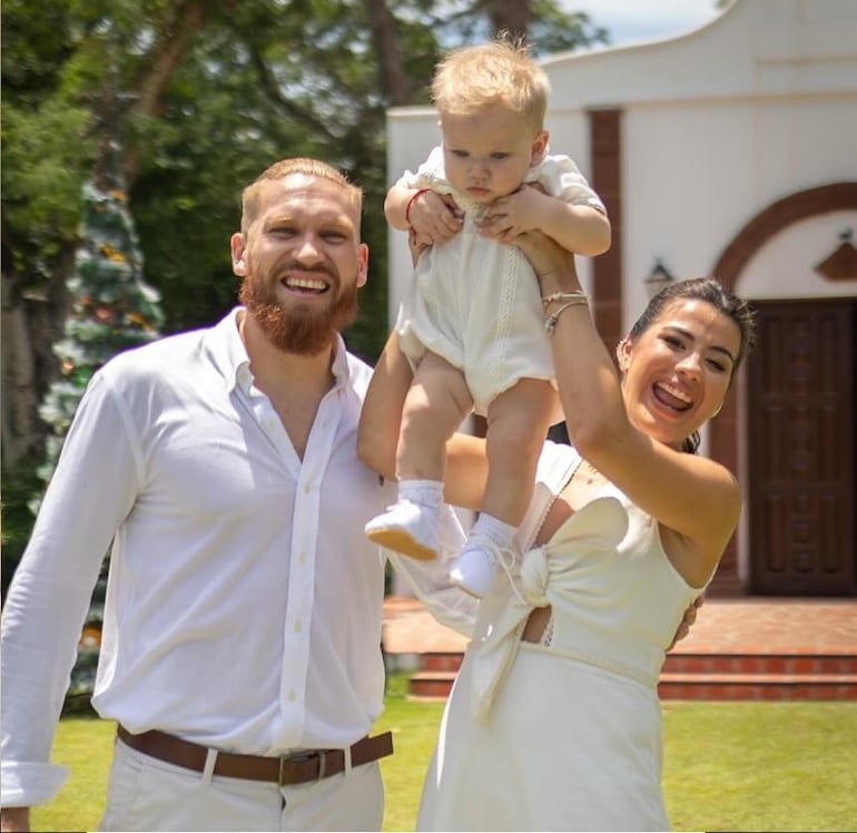 Isidro Pitta y familia (Instagram/Tathi Velázquez)