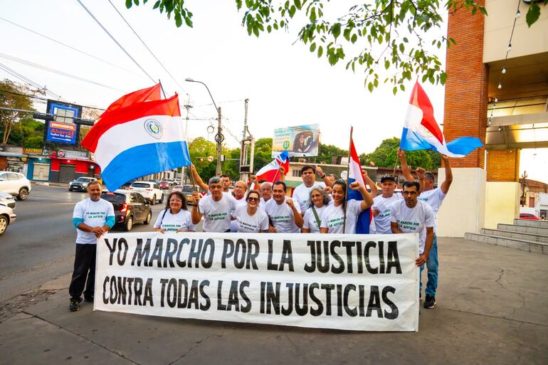 Marcha por la Justicia contra todas las injusticias.