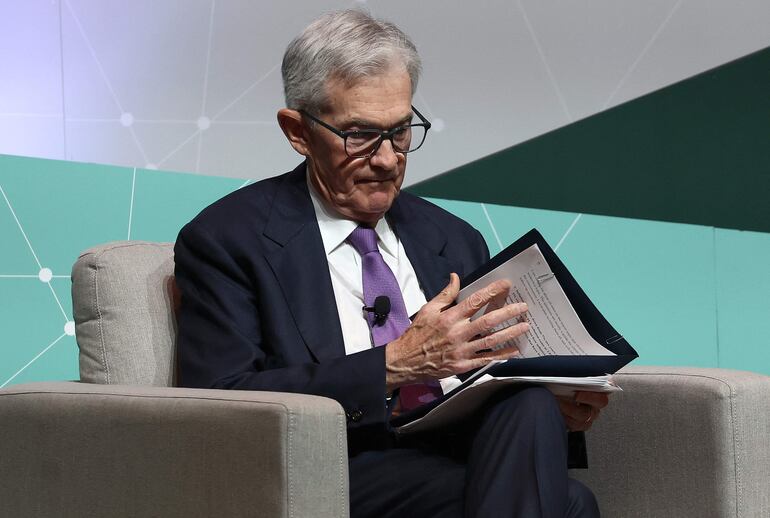 El presidente de la Reserva Federal de Estados Unidos (FED, banco central), Jerome Powell.