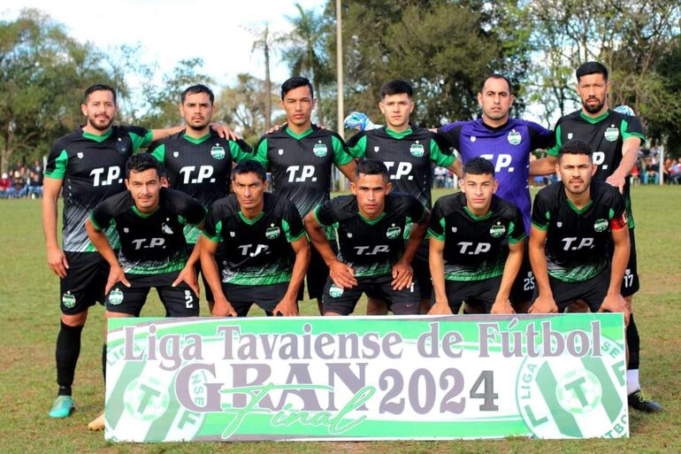 Onceno del conjunto del Deportivo Tavapora que consiguio el subcampeonato en la presente temporada.