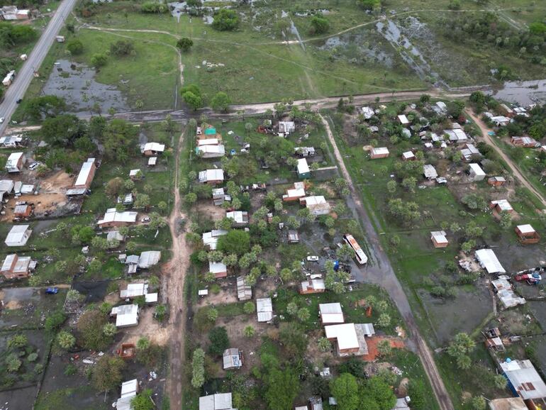 Foto de la zona de Loma Conche de Nueva Asunción que buscan expropiar para otorgársela a los ocupantes.