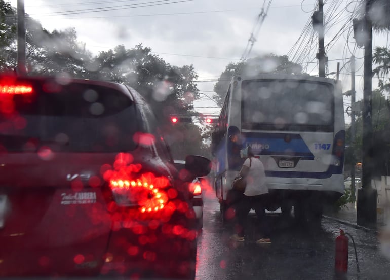 Imagen ilustrativa: lluvia sobre el territorio nacional. 