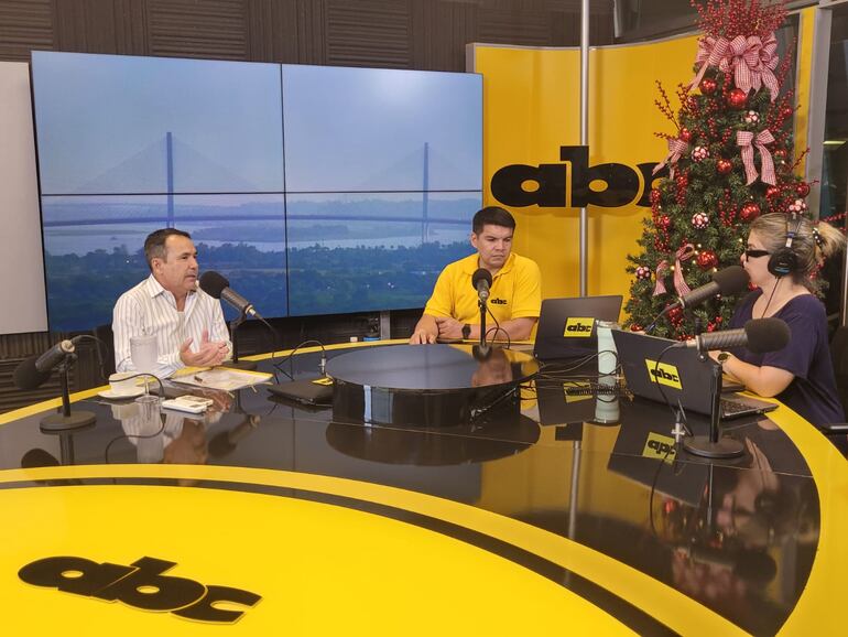 Viceministro de Transporte, Emiliano Fernández, en estudios de ABC Cardinal 730 AM.