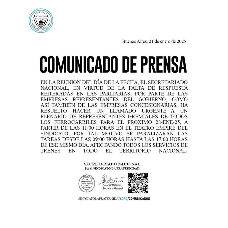 Tren Encarnación-Posadas no prestó servicios este martes.