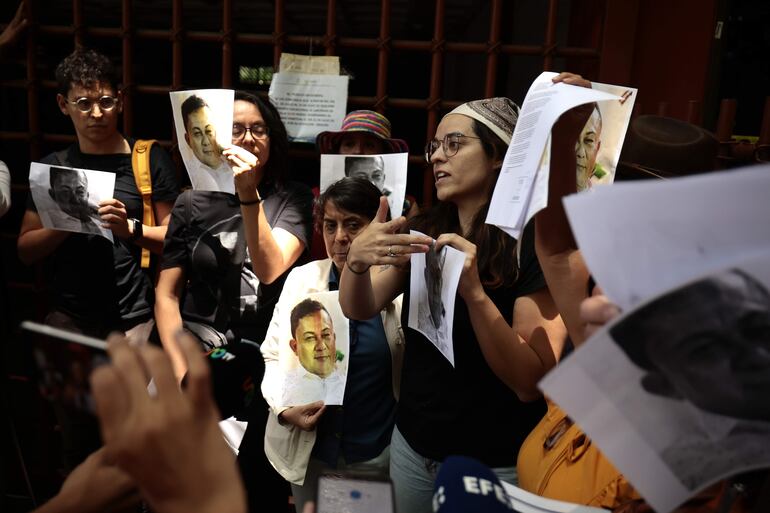 Imagen de referencia: periodistas protestan contra la persecución que sufren en territorio mexicano, tras el asesinato del comunicador Nelson Matus el pasado sábado, en Ciudad de México.