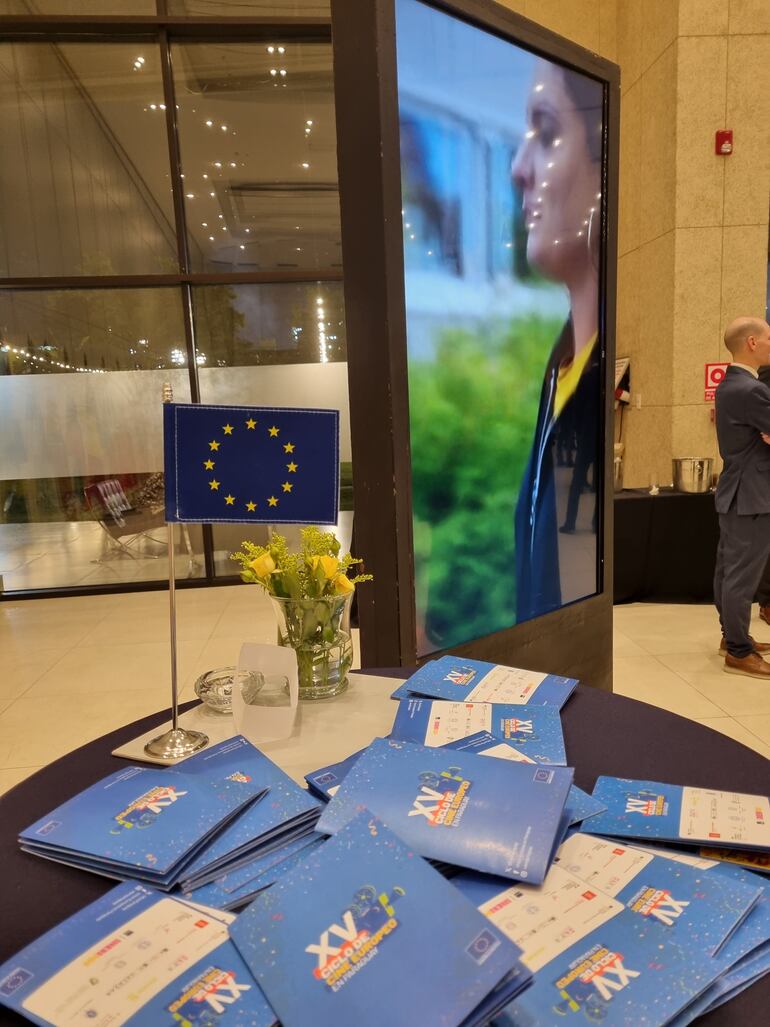 Durante la recepción también se dieron detalles de la semana del cine europeo.