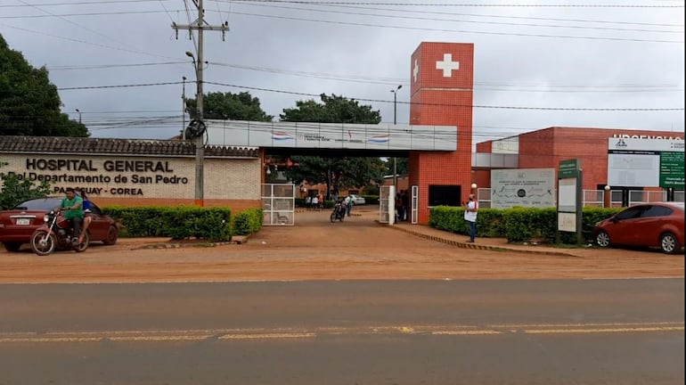 Hospital de Santa Rosa del Aguaray, fachada.