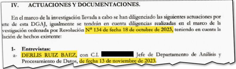 El investigador dice que entrevistó a Ruiz el 13 de noviembre de 2023 (un día antes del ascenso de Irún), pero no hay rastros de los detalles de esa  indagación.