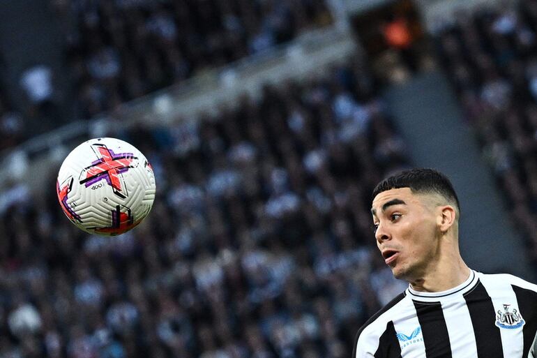 El paraguayo Miguel Almirón, una de las figuras destacadas del Newcastle en la última temporada.