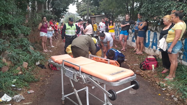 Un hombre fue disparado en la pierna en Fernando de la Mora