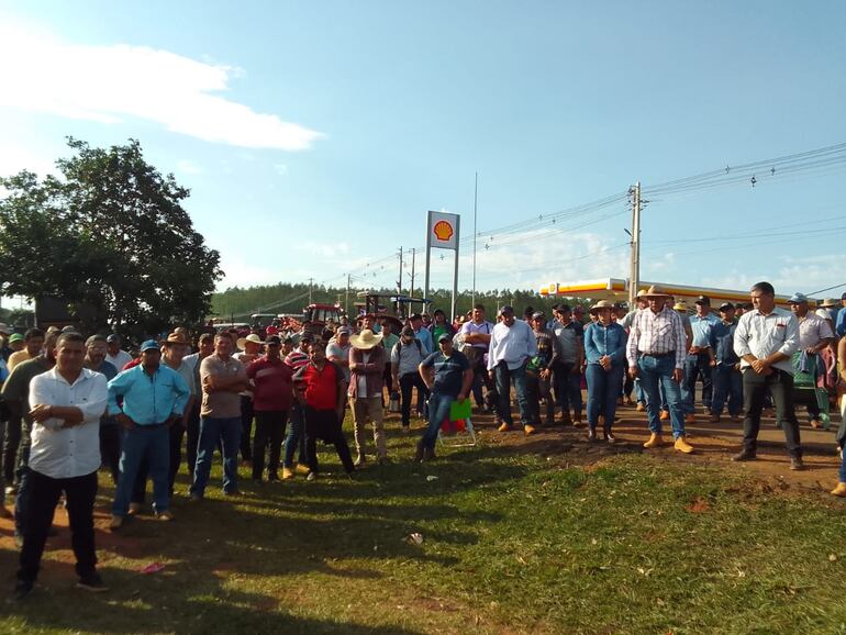 Se levantó la movilización de labriegos en Guayaibí.