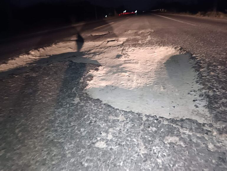 La ruta es una trampa mortal en horas de la noche por la poca iluminación.