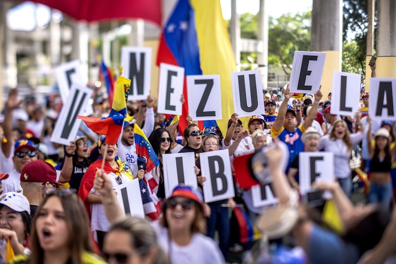 Venezolanos en Miami, Florida, Estados Unidos.