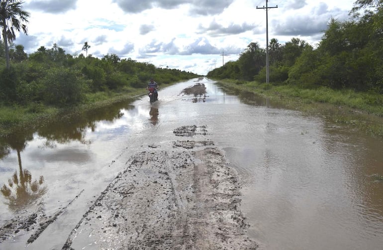 Imagen ilustrativa: estado de los caminos de tierra luego de las lluvias.