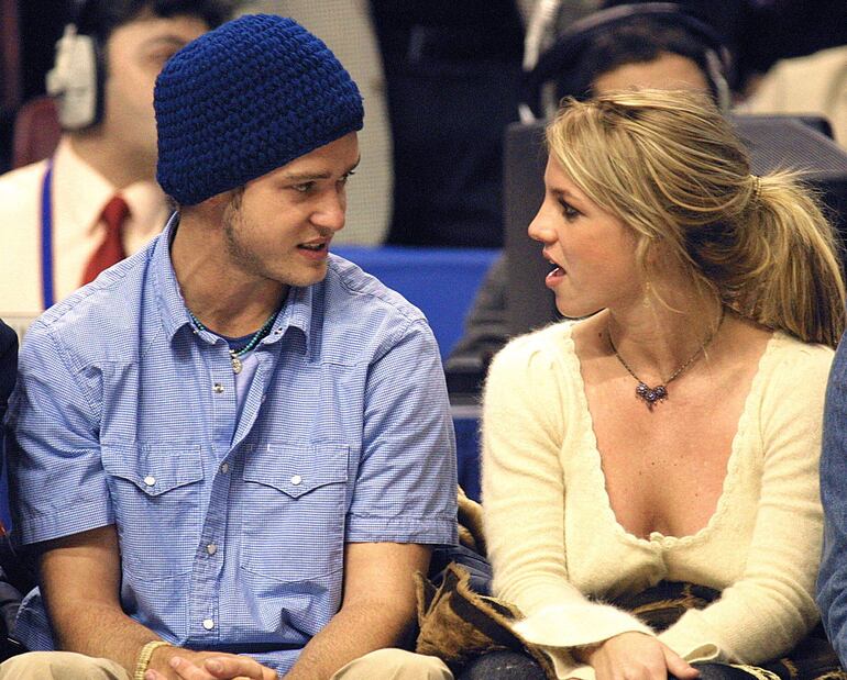 Foto de archivo de Justin Timberlake y Britney Spears.