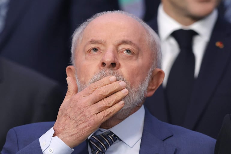 El presidente brasileño, Luiz Inácio Lula da Silva en el cierre del segundo día de la Cumbre de jefes de Estado del G20.