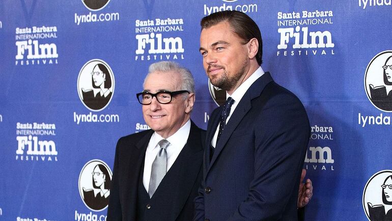 Martin Scorsese y Leonardo DiCaprio.