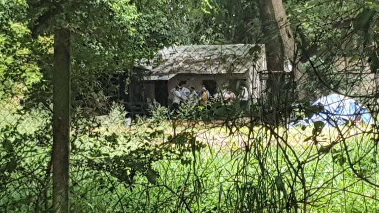 Allanamiento en el Jardín Botánico.