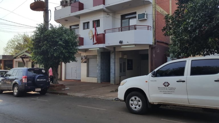 Fachada de la sede de la Fiscalía en Itapúa.