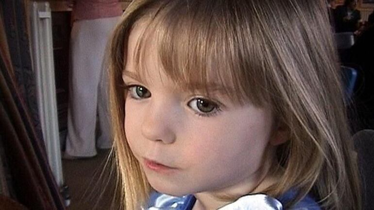 Madeleine McCann, desaparecida en 2007.