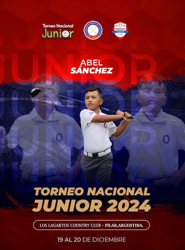 Abel Sánchez, representante paraguayo en el Torneo Nacional Junior Argentino.