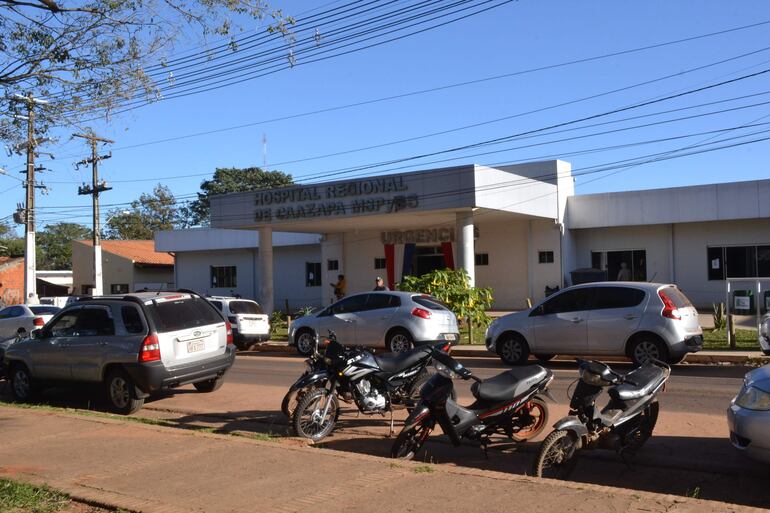 Hospital Regional de Caazapá, donde la Sociedad Paraguaya de Cirugía Pediátrica realizará intervenciones quirúrgicas el viernes 31 de mayo y el 1 de junio.