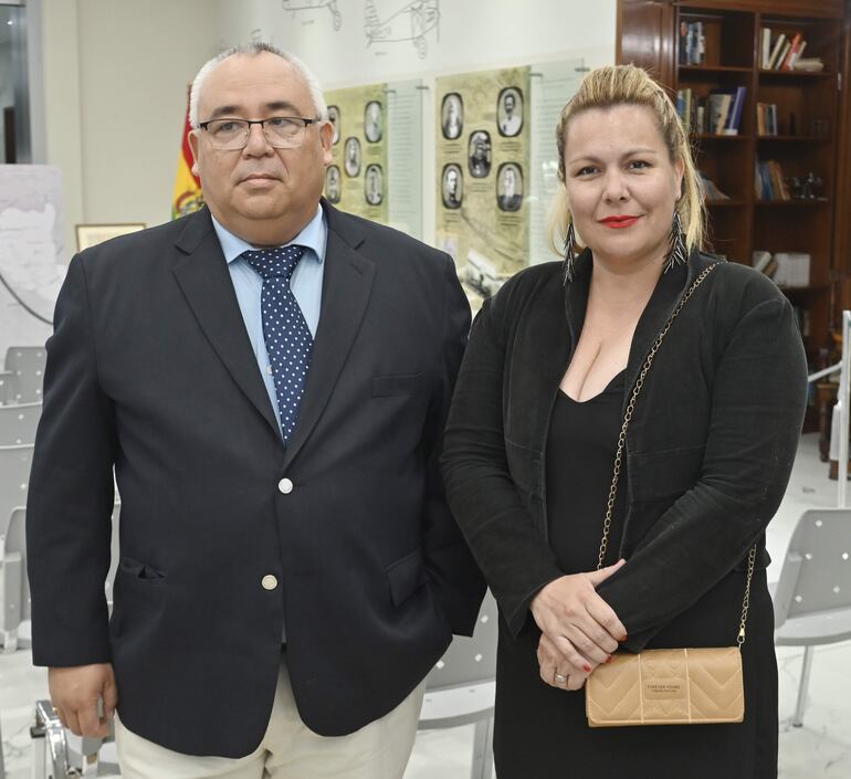 Sergio Podestá y Pamela Lazo.