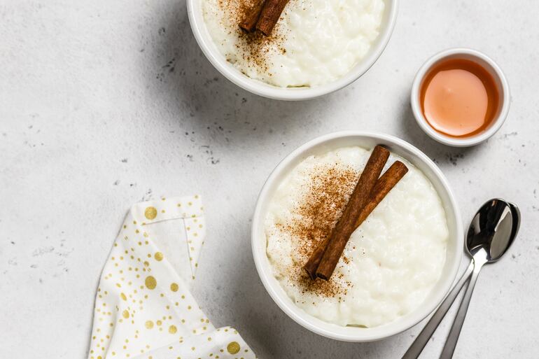 Arroz con leche.