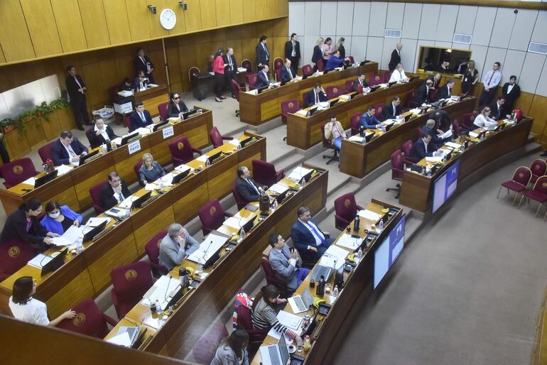 Cámara de Senadores analizará millonarias ampliaciones presupuestarias.