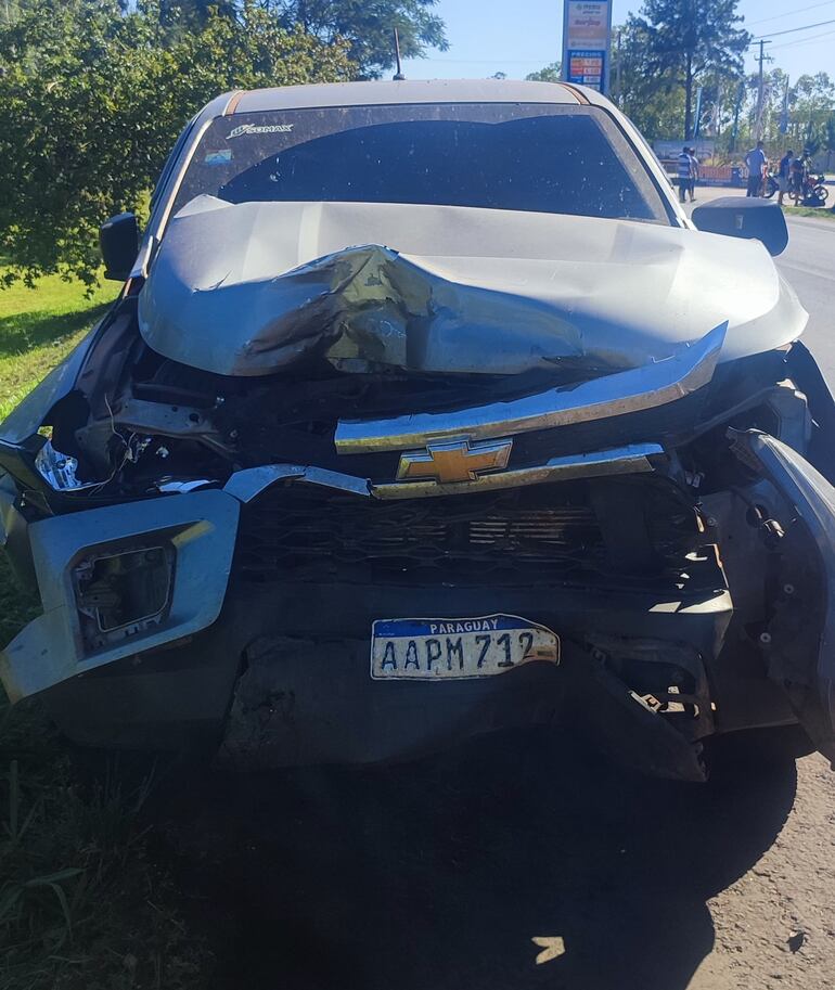 Nuevo accidente en problemática entrada de un surtidor en Mbocayaty.