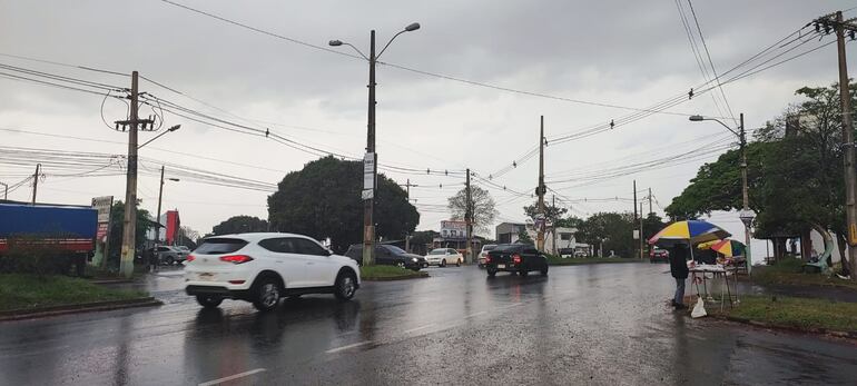 Una jornada lluviosa se registra en el este del país.