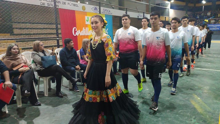 Inauguración de los Juegos Universitarios Paraguay en Caacupé.